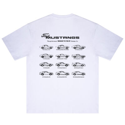 Ford Mustangs 'Through the decades' T-shirt Thumbnail